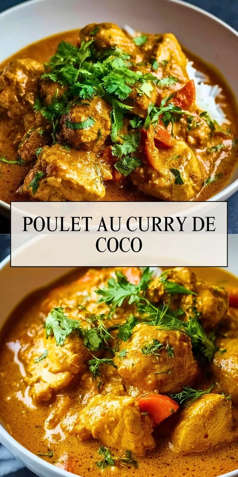 Poulet Au Curry De Coco - Pin 1