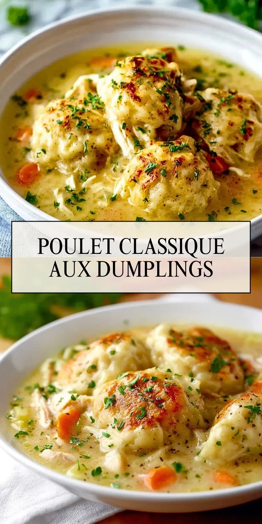 Poulet Classique Aux Dumplings - Pin 1