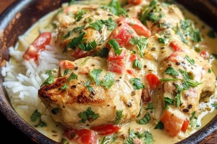 Poulet Crémeux au Lait de Coco - 1