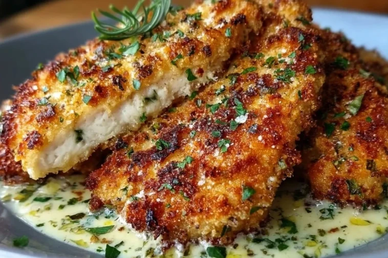 Poulet Parmesan Croustillant - 1