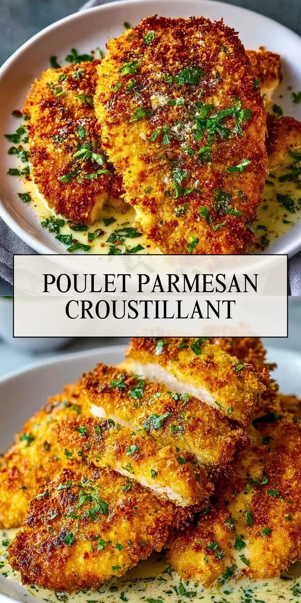 Poulet Parmesan Croustillant - Pin 1