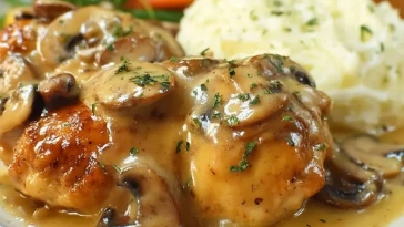 Poulet Texan Sauté Avec Sauce Crémeuse - 1