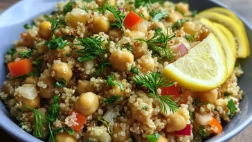 Quinoa Citronnée Aux Pois Chiches - 1
