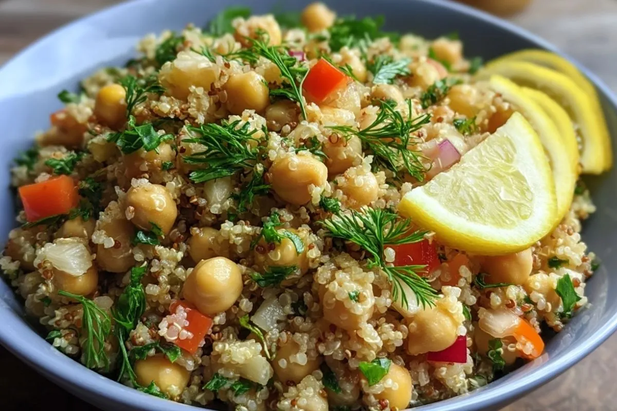 Quinoa Citronnée Aux Pois Chiches - 1