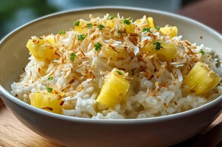 Riz Crémeux à la Noix de Coco et à lAnanas - 1