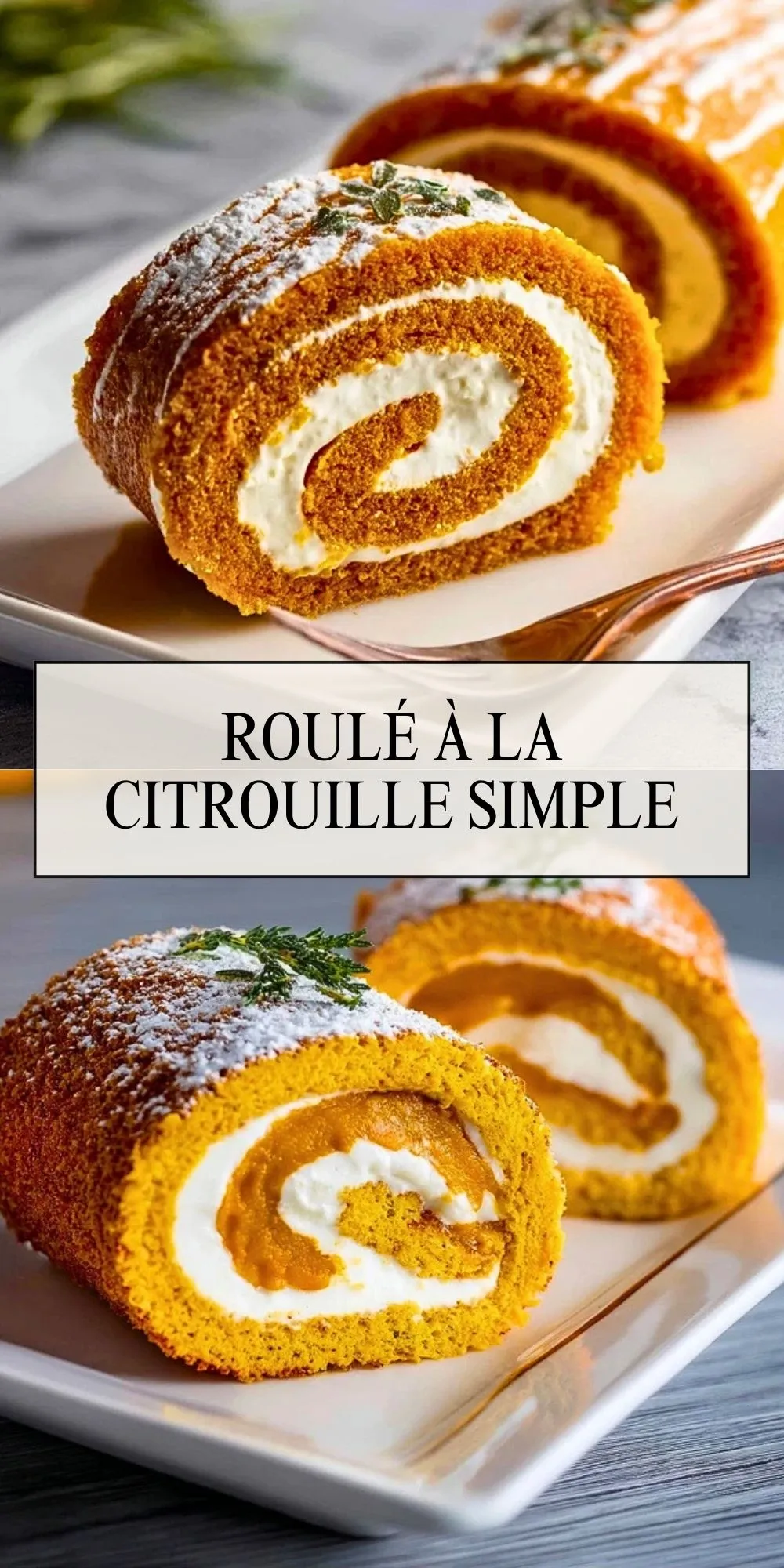 Roulé À La Citrouille Simple - Pin 1
