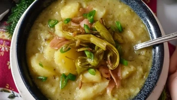 Soupe de pommes de terre et poireaux - 1