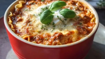 Soupe Lasagne Riche En Protéines- 1