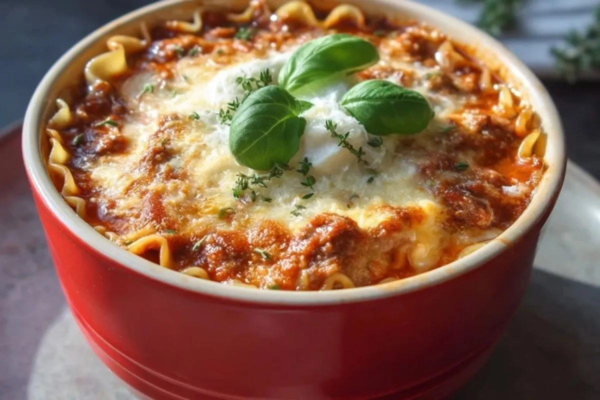 Soupe Lasagne Riche En Protéines- 1