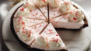 Tarte à la Menthe Poivrée de Noël - 1