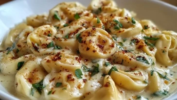 Tortellini Alfredo Crémeux à la Mijoteuse- 1