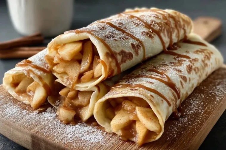 Wraps De Pomme Avec Beurre De Sucre Brun - 1 (1)