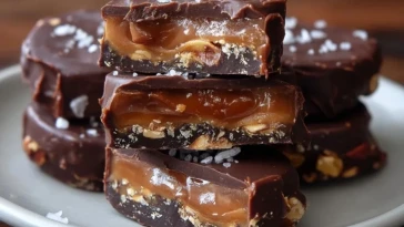 Barres Chocolatées aux Dattes et Cacahuètes - 1