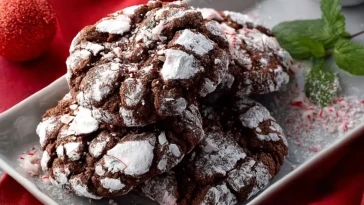 Biscuits Chocolat Menthe Poivrée Craquelés - 1