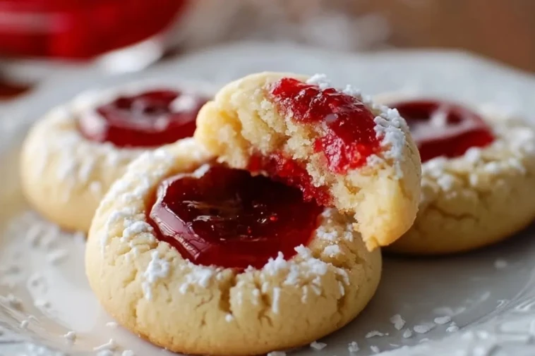 Biscuits de Noël à la Confiture de Framboise