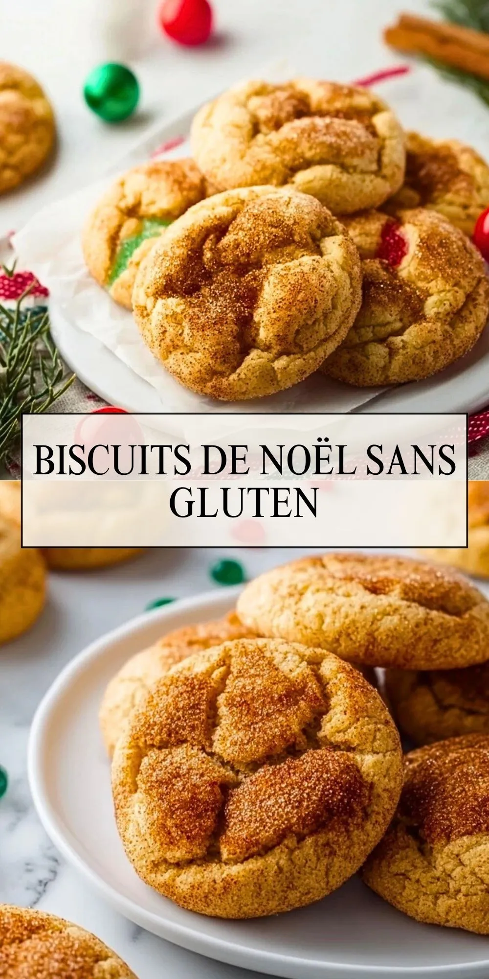 Biscuits de Noël Sans Gluten - Pin 1
