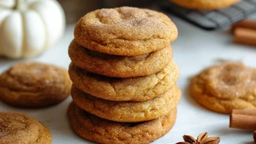 Biscuits Snickerdoodle Au Beurre Brun Et À La Citrouille