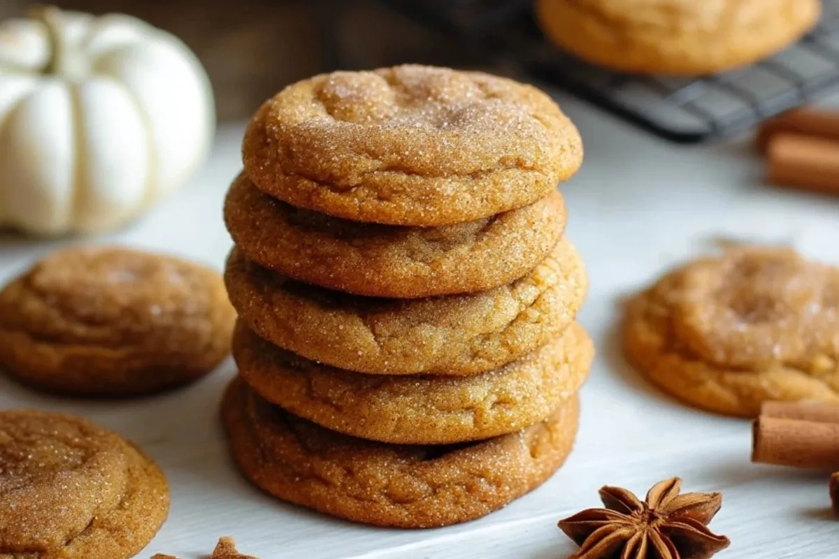 Biscuits Snickerdoodle Au Beurre Brun Et À La Citrouille