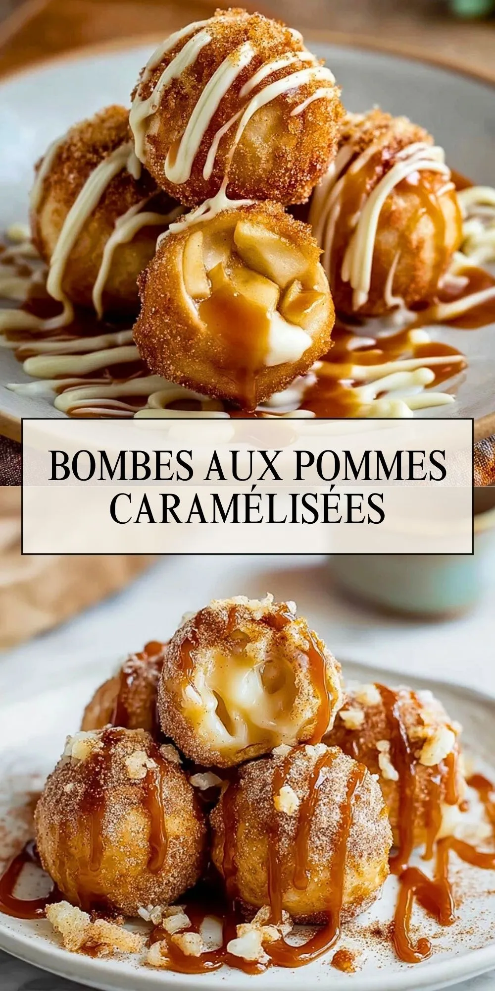 Bombes Aux Pommes Caramélisées - Pin 1