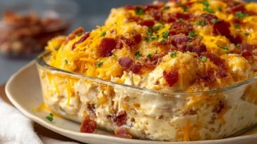 Casserole de Poulet Facile au Bacon