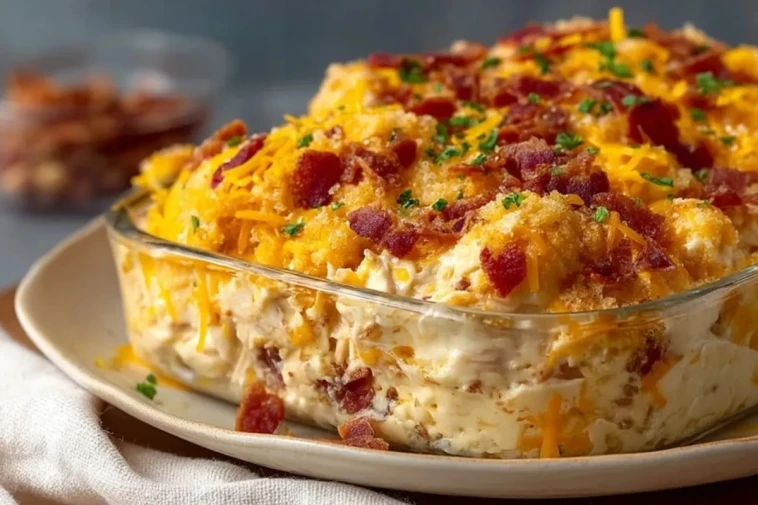 Casserole de Poulet Facile au Bacon