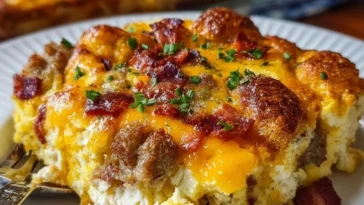 Casserole Petit Déjeuner Délicieuse