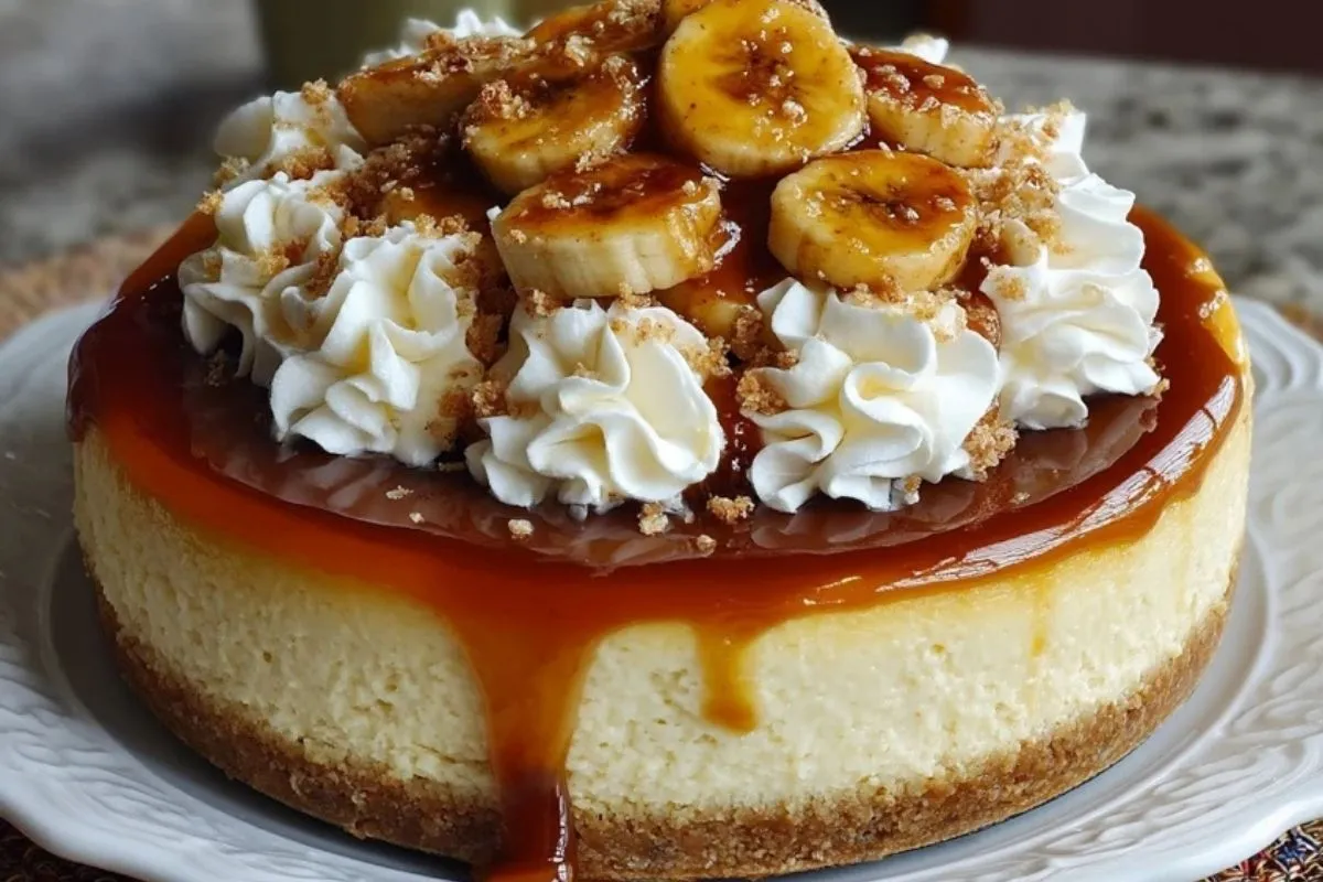 Cheesecake Aux Bananes Foster