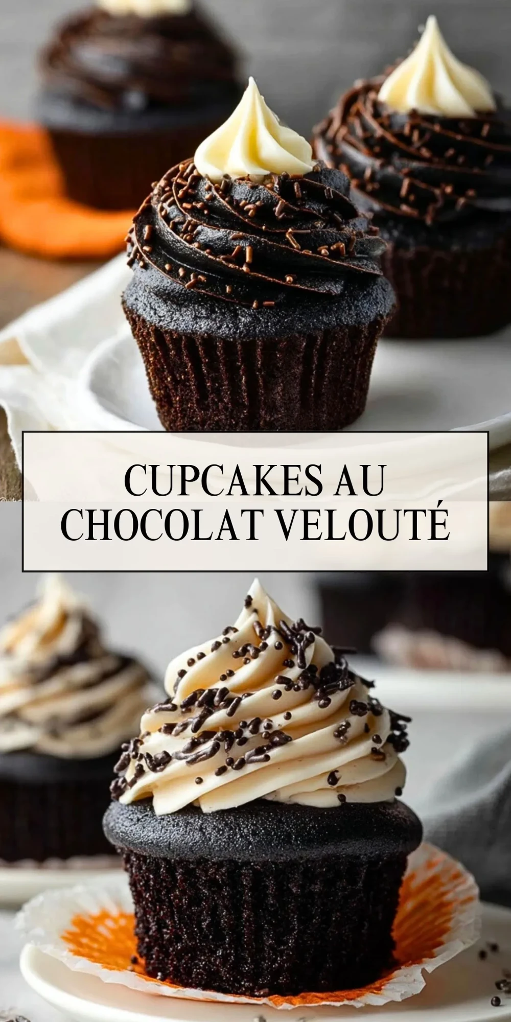 Cupcakes Au Chocolat Velouté - Pin 1