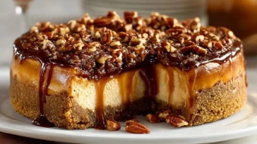 Gâteau Au Fromage Crémeux Aux Noix De Pécan