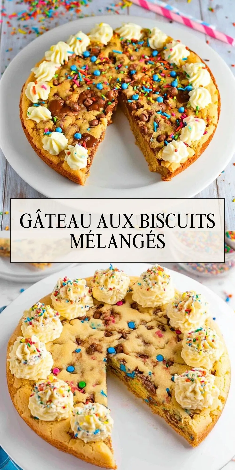 Gâteau Aux Biscuits Mélangés - Pin 1