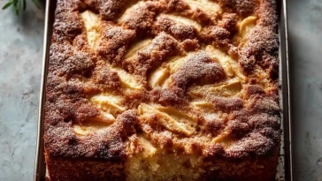 Gâteau Aux Pommes Cannelle Classique