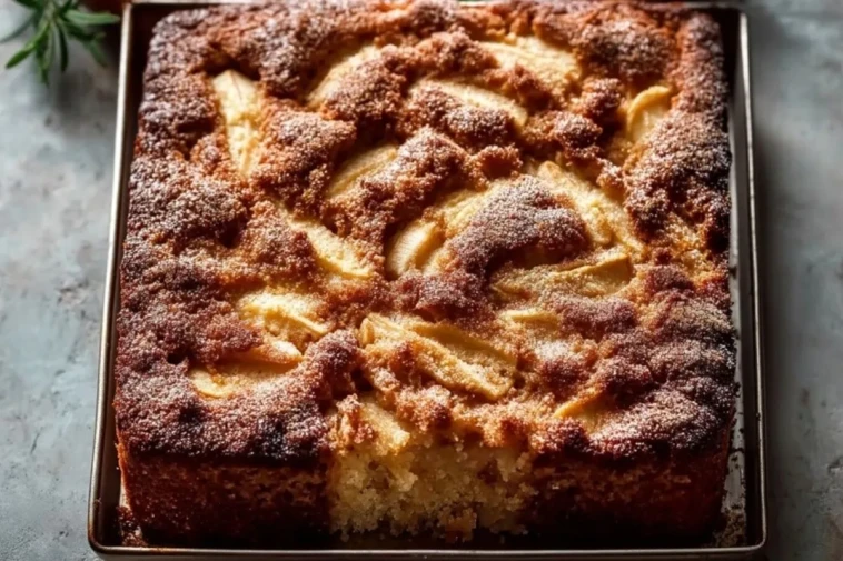 Gâteau Aux Pommes Cannelle Classique