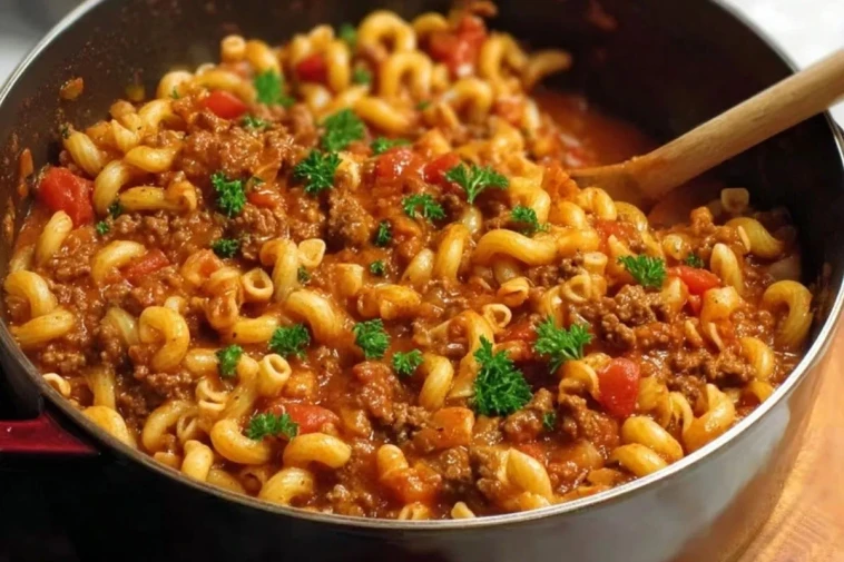 Goulash Réconfortant Au Bœuf Haché