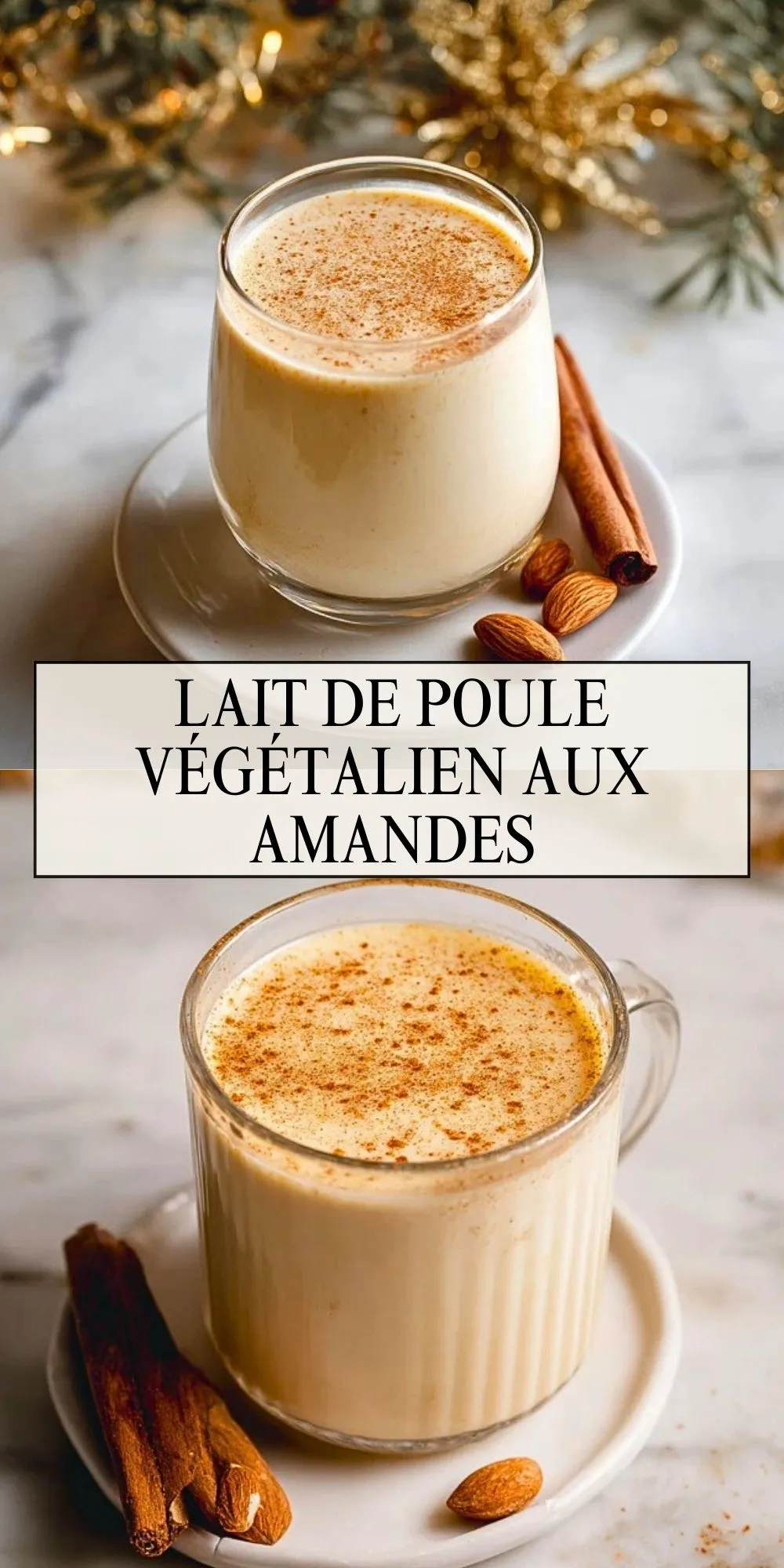 Lait De Poule Végétalien Aux Amandes