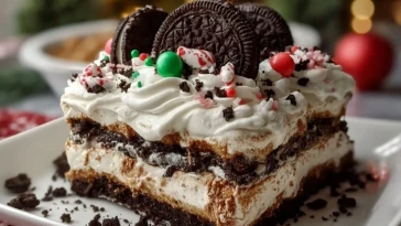 Lasagne Oreo Sans Cuisson de Noël