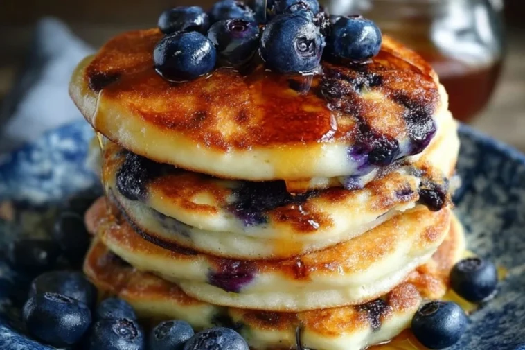 Les Pancakes Aux Myrtilles Les Plus Moelleux