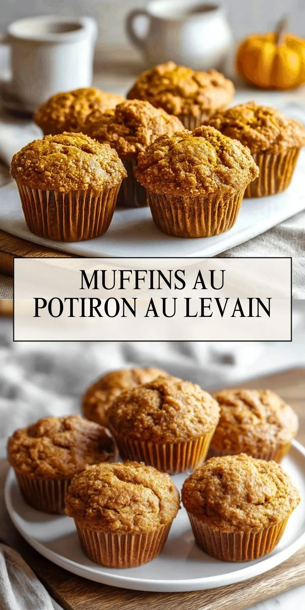 Muffins Au Potiron Au Levain - Pin 1
