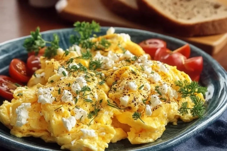 Oeufs Brouillés Protéinés au Fromage Cottage