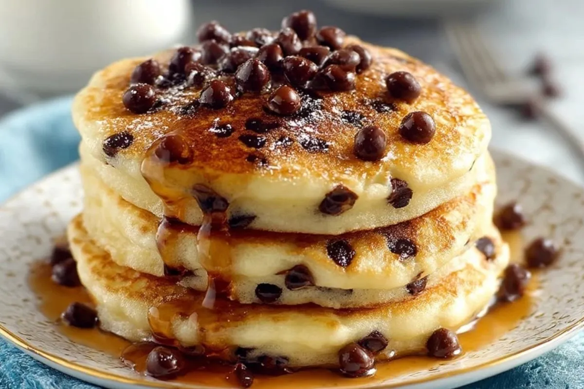 Pancakes Aux Pépites De Chocolat