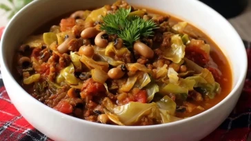 Pois Noirs Réconfortants Avec Chou - 1