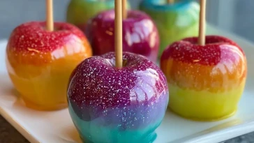 Pommes DAmour Arc-En-Ciel