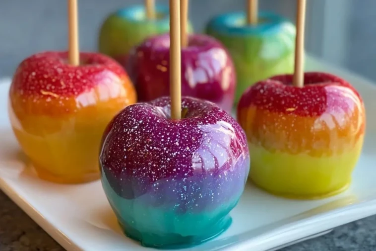 Pommes DAmour Arc-En-Ciel