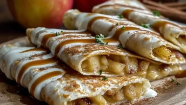 Quesadillas Aux Pommes Et à La Cannelle