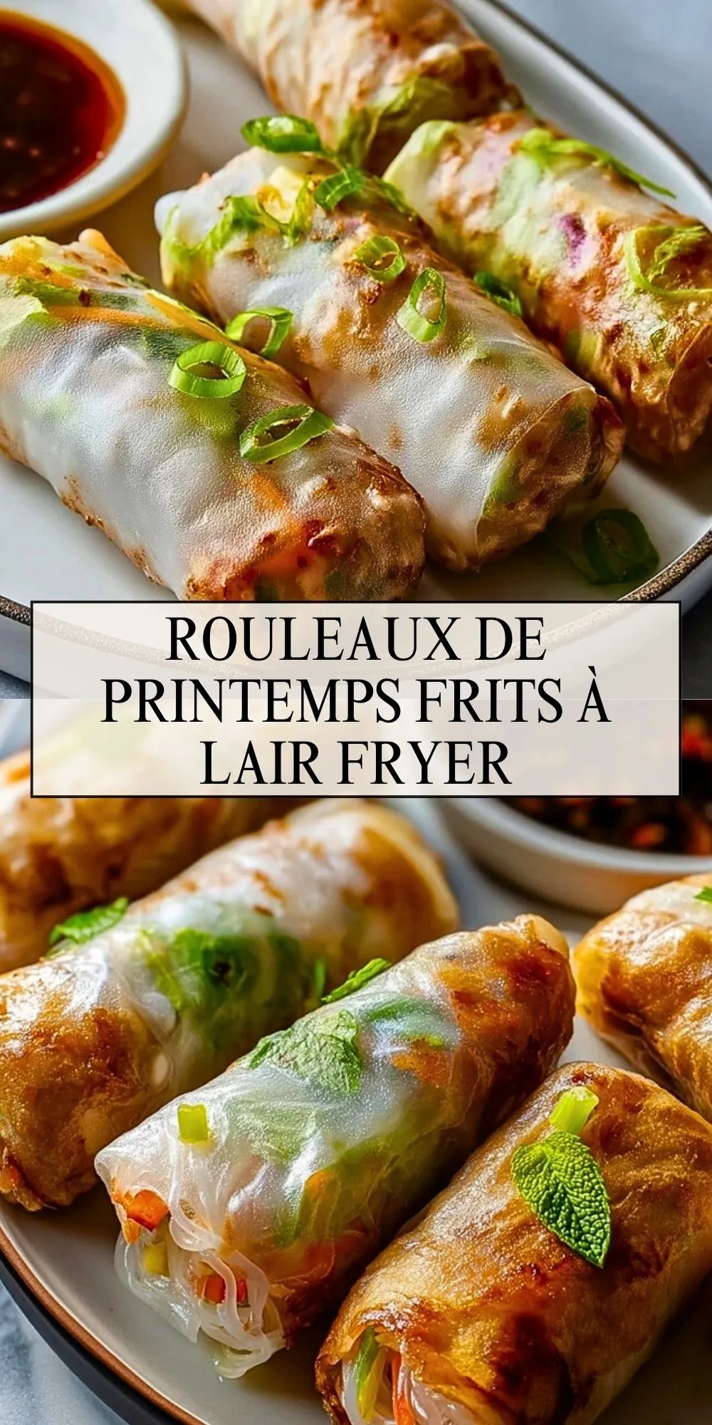 Rouleaux De Printemps Frits À LAir Fryer - Pin 1