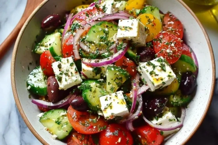 Salade Grecque Méditerranéenne Authentique- 1