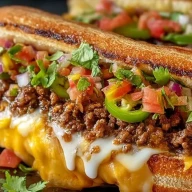 Sandwich Mexicain À La Viande Hachée