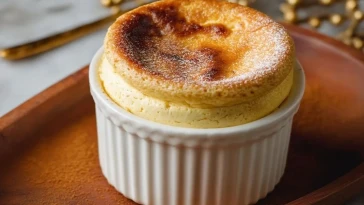 Soufflé À LŒuf Avec Épices De Fête
