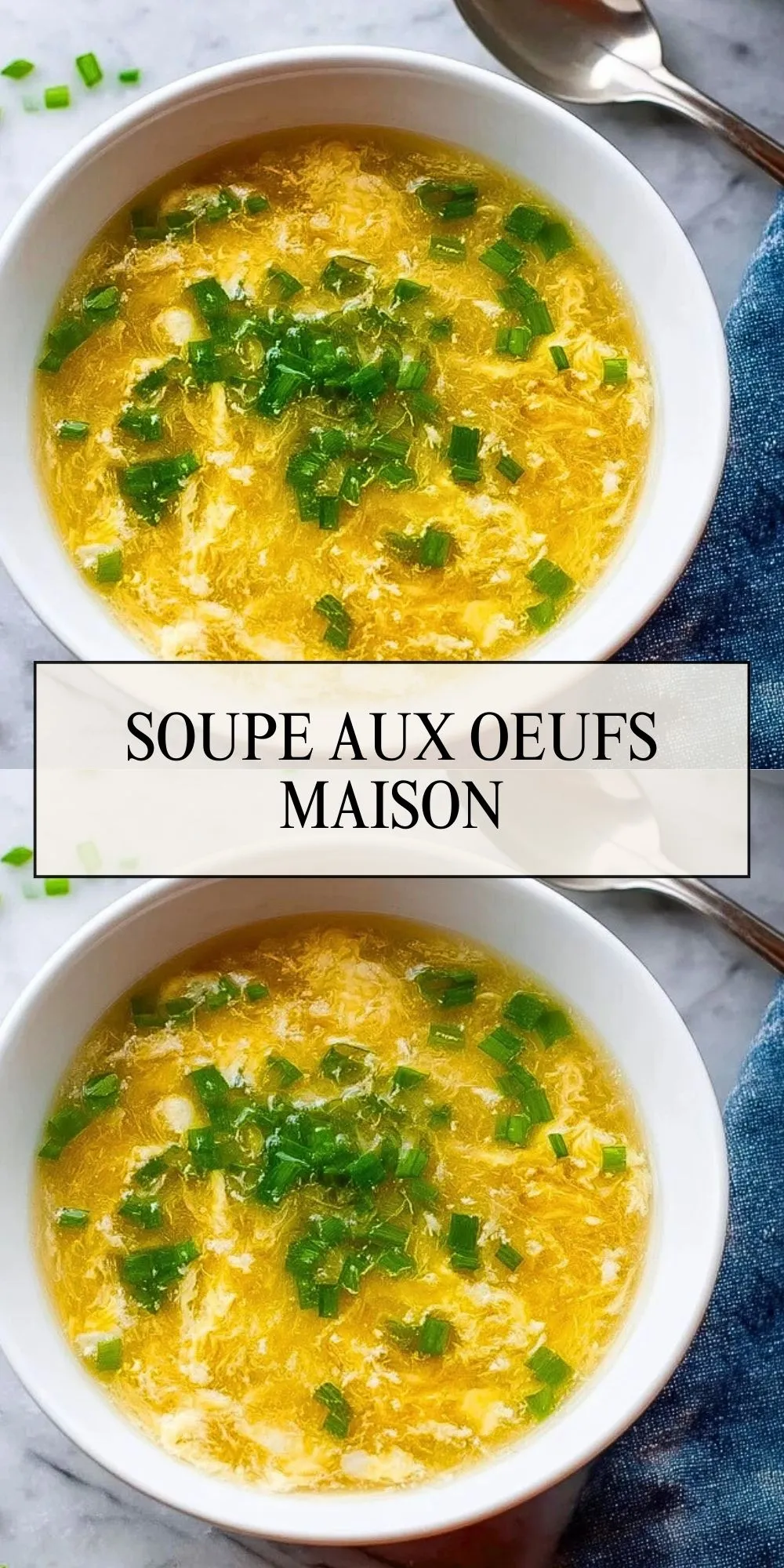 Soupe aux Oeufs Maison - Pin 1