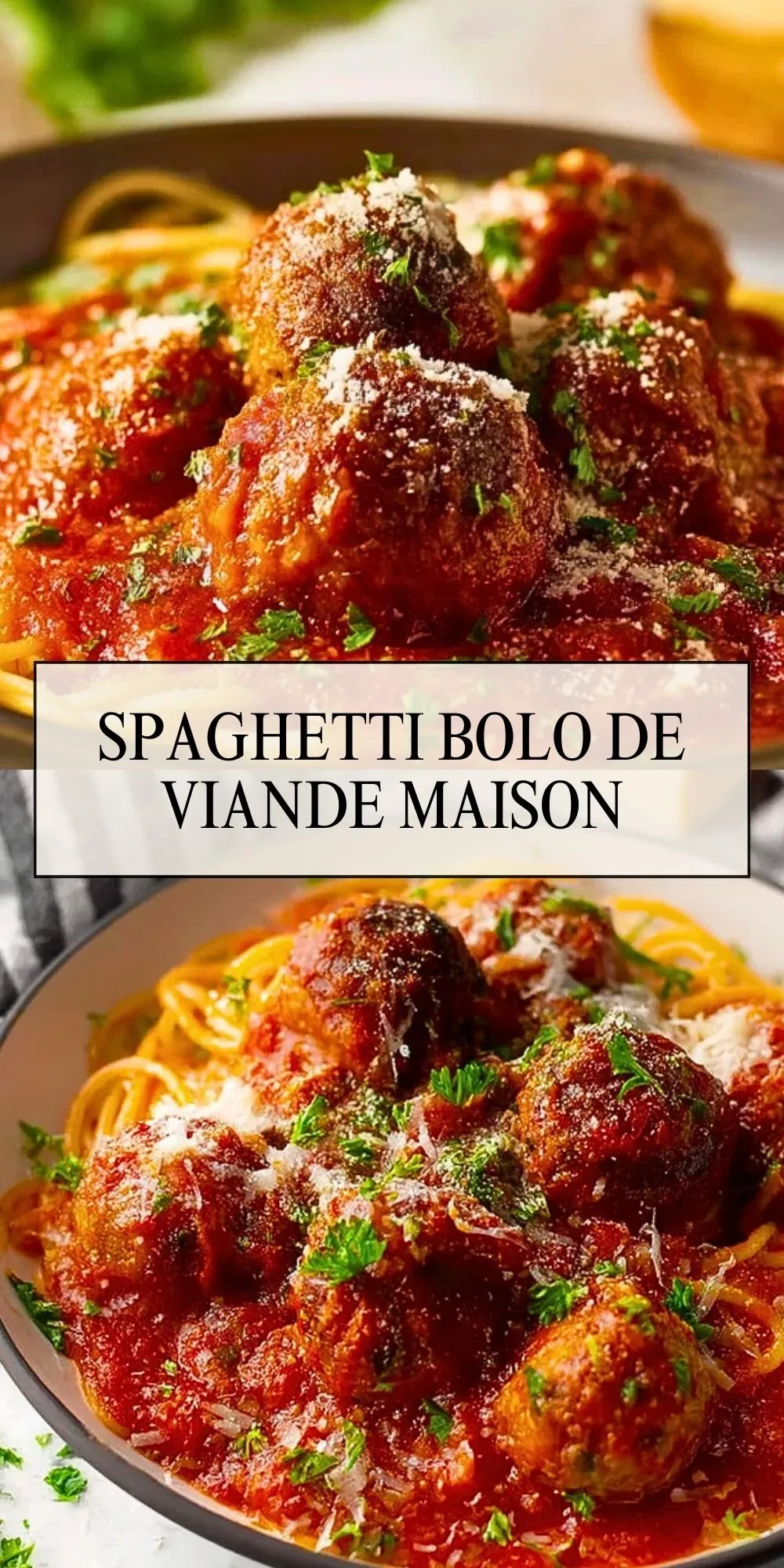 Spaghetti Bolo de Viande Maison - Pin 1