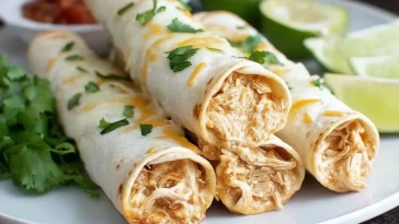 Taquitos de Poulet à la Mijoteuse - 1